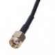5M fekete RP-SMA dugaszoló aljzat a női Wifi antenna csatlakozóhoz, G2D6 hosszabbító kábel