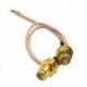 1X (4 db RF U.FL (IPEX / IPX) mini PCI csomag az SMA női pigtail antenna Wi-Fi B9P3-hoz