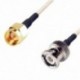 2PCS 39 hüvelykes SMA dugasz és BNC dugasz adaptercsatlakozó RF koaxiális Pigtail cabl S1X0