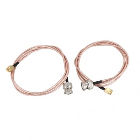 2PCS 39 hüvelykes SMA dugasz és BNC dugasz adaptercsatlakozó RF koaxiális Pigtail cabl D8M9
