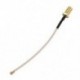 2X (4 db RF U.FL (IPEX / IPX) Mini PCI csomag az RP-SMA női pigtail antennához Wi E3C1
