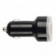 1X (fekete dupla USB autós töltő hálózati adapter Apple iPad 2 P1Z9-hez)