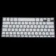 Zig-Zag billentyűzet borító borító MacBook Pro 13 15 17 hüvelykes kék E9D1