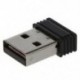 2X (2,4 GHz-es optikai vezeték nélküli egér vezeték nélküli USB fekete PC J2P1-hez)
