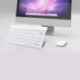 5X (Mini vezeték nélküli egérbillentyűzet laptop asztali Mac számítógéphez, W1L2 otthoni iroda