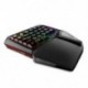 2X (Delux T9 PLUS mini billentyűzet mechanikus Gaming profi billentyűzet Ergono H4M3