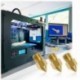 20 PCS 3D nyomtató fúvóka 0,4 mm-es MK8 extruder fej a Creality Cr10 W2K8-hoz
