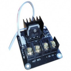 3D nyomtató forróágy MOSFET bővítőmodul, 2 tűs vezetékkel, Anet A8 A6 A2 Fekete D8Q5