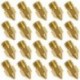 20 PCS 3D nyomtató fúvóka, 0,4 mm-es MK8 extruderfej a Creality Cr10 U4S9-hez