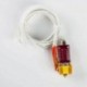 1X (MK8 0,4 mm-es 3D nyomtató extruderkészlet, alumínium fűtőblokk V1G7.)