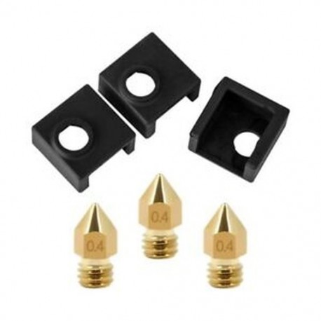 3X (3D nyomtatófűtés-blokk szilikon burkolat Mk7 / Mk8 / Mk9 Hotend For Ender 3, E X8Z3