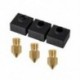 3X (3D nyomtatófűtés-blokk szilikon burkolat Mk7 / Mk8 / Mk9 Hotend For Ender 3, E X8Z3