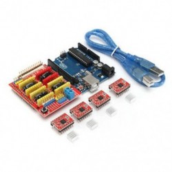 3D nyomtatólap készlet Arduino CNC pajzshoz V3   UNO R3   A4988x4 GRBL Compatib F1S9