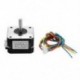 2X (17HS2408S 4-vezetékes Nema 17 léptetőmotor 42 motor 42BYGH 0.6A CNC és 3D P I7H9