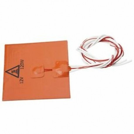 2X (120x120mm 12V 120W szilikon fűtőbetét) 3D nyomtatóval fűtött ágymelegítő szőnyeg B9Q5