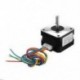 5X (17HS2408S 4-vezetékes Nema 17 léptetőmotor 42 motor 42BYGH 0.6A CNC és 3D P C1L5
