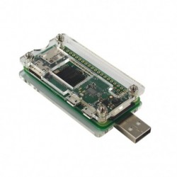 2X (Bad Usb Addon Board Usb-A csatlakozó átlátszó tok a málna Pi Ze G9G7-hez