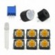 6X (indítókészlet arduino ellenállás / LED / kondenzátor / jumper vezetékekhez / kenyér B1W6