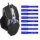 3X (G800 usb vezetékes játék egér ergonómikus mechanikus egerek 9 gomb Macro Pr W5G6