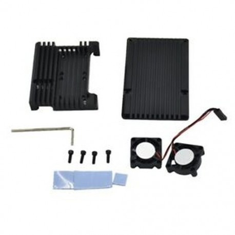 8X (új! Málna cnc alumínium ötvözetből készült páncél tok hűthető hűtőbordaval, dupla F B6J5