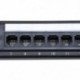 3X (UTP 24 Port Rj45 javítópanel állvány kábel falra szerelhető konzol csatlakozó R Q9J2