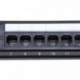 6X (UTP 24 Port Rj45 javítópanel állvány kábel falra szerelhető konzol csatlakozó R T8I4