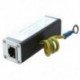 RJ45 Plug Ethernet hálózati túlfeszültségvédő Thunder Arrester 100MHz C4N1