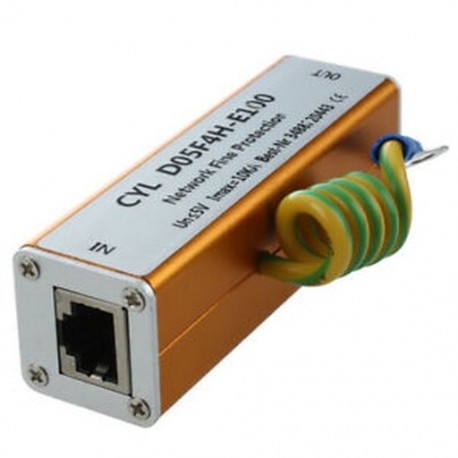 Ethernet LAN RJ-45 RJ45 Túlfeszültségvédő Új elektronikus G9F1