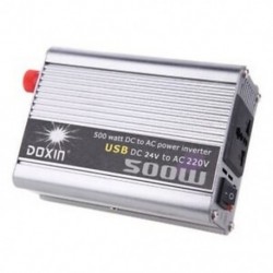 1X (Doxin 500 Watt   USB hordozható feszültségtranszformátor, autóátalakító DC T2W7