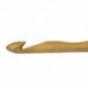 1X (12 méretű horgolt horog 3.0 10mm bambusz kötőtű F8U3)