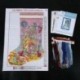 6X (keresztszemes hímzőkészlet - karácsonyi harisnya, hóember minták N6S8