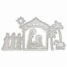 Vágó sablonok Sablon sablonja Scrapbooking Dombornyomó gép Sten W1A9 dombornyomása