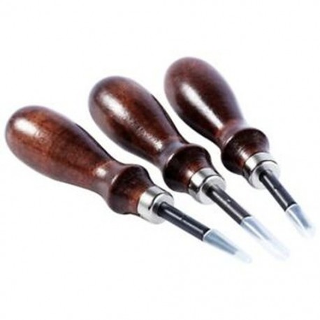 4X (Edge Beveler élvédő / csiszoló eszköz övkészítők bőr kézműves Diy TJ7D8