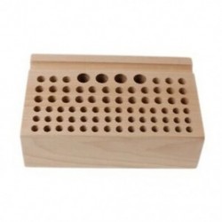 2x (76 lyuk Craftool fa szerszámbélyegző állvány bükkszárító bőrtartó Diy Cr X7V7