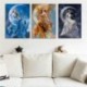 5D DIY gyémántfestő készlet Hímzés keresztszemes hímzéshez Art Arts Home Wall I3S2