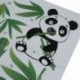 1X (lakberendezési falfestmény, vinil falmatrica, leszerelhető aranyos Panda étkezési bambusz N V8C2