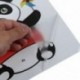 1X (lakberendezési falfestmény, vinil falmatrica, leszerelhető aranyos Panda étkezési bambusz N V8C2