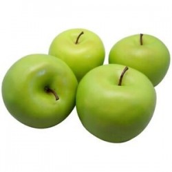 2X (4 nagy mesterséges zöld alma-gyümölcs H2F4)