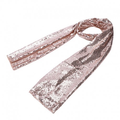 1X (asztali futó esküvői dekorációk Bling Cloth Rose Rose E5H3)