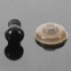 100 db 6 mm-es fekete műanyag biztonsági szemmosó készülék mackó játékszemhez Bábszínház Doll S4D6