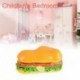 1X (10 db / csomag forró kutyaeledelkészlet 1:12 mini étel a hotdogok számára kenyérbaba játékok H E8J9