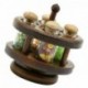 1:12 Miniatűr fűszertartó edény a Spice Dollhouse konyhai kiegészítőkkel D7W8
