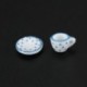 Dollhouse Miniatűr 1:12 Játékkonyhai étkező 15 db Porcelán teáskészlet J2A4