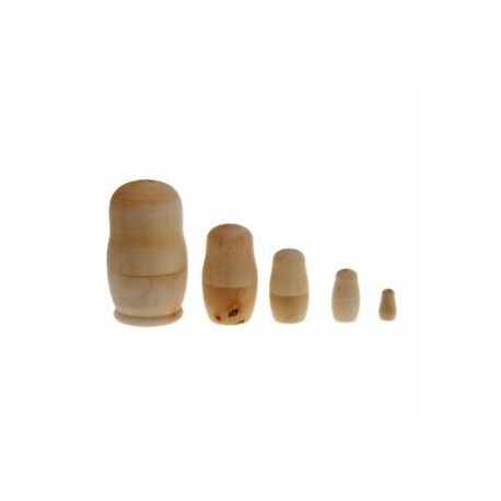 Orosz Matryoshka üres fészekrakó babák festenek a saját 5 M1X1-es készletüket