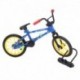 4X (Dollhouse Mini Mountain Bike Kerékpár Kerékpár Bollhouse kiegészítő Blauk BlueB5Z2
