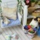 Babaház bútor Diy miniatűr porvédő 3D-s fa miniatűr babaház E1U0