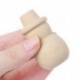 5X (10 db / készlet Befejezetlen Diy Wood Peg Doll Karácsony Hóember Torta Toppers De Z3P1