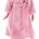 5X (1/12 méretű Dollhouse People miniatűr modell, hölgy, pizsamában viselve Doll H5F9