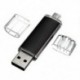 2 GB-os USB memóriakártya OTG mini USB Flash Drive mobil PC fekete Y1M8