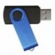 16 GB-os USB 2.0 memóriakártya, elforgatható kék és fekete Y7P9